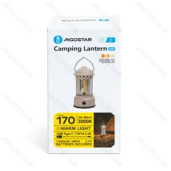 Latarka kempingowa LED z ładowaniem USB dla wygody i niezawodności