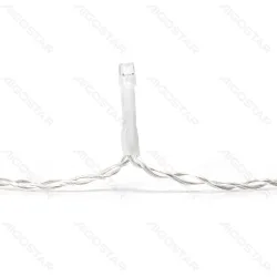 Niskonapięciowe lampki sople 100 LED 5 m zimne światło do dekoracji zimowych