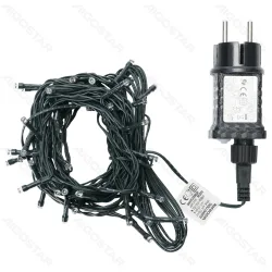 Aigostar String Lights Low voltage Flat string lights Linear Dark green cable White light 3M+5M 100LED 5cm spacing 8 functions memory timer OFF IP44