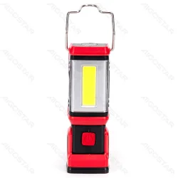 Latarka lampka COB 3W 200 lm na 3xAA praktyczna przenośna lampa robocza