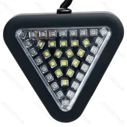 Lampka robocza i ostrzegawcza 15/24 LED z hakiem i magnesem praktyczna do warsztatu