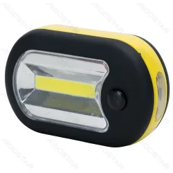 Kompaktowa lampa robocza 2in1 LED 160lm magnetyczna z hakiem na 3xAAA dla wygody pracy