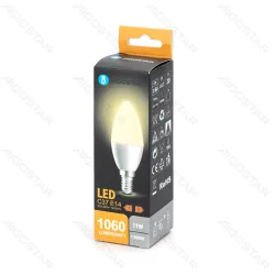 Aigostar Żarówka LED C37 11W 3000K E14 1060lm do salonu energooszczędna