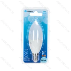 Żarówka LED C37 11W E14 6500K 1060lm zimna do biura energoszczędna