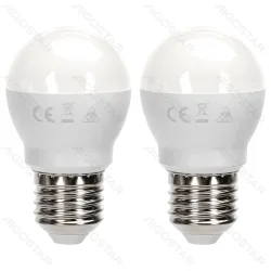 2 x Żarówka LED G45 11W E27 6500K 1060lm mocne światło do biura