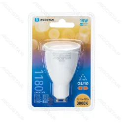 Żarówka LED GU10 15W 2700K 1180 lm Aigostar energooszczędna do salonu