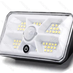 Kinkiet solarny LED 20W 200lm IP65 z czujnikiem PIR do oświetlenia zewnętrznego