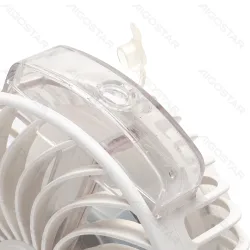 Wentylator bezprzewodowy 13 cm z klipsem i mgiełką 5 prędkości USB dla komfortu