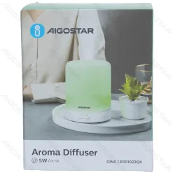 Aigostar dyfuzor aromatów 5W 120 ml z kolorową lampką LED dla relaksu i świeżości