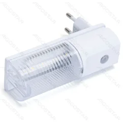 Lampka nocna LED 0,6W 3000K do gniazdka 230V z czujnikiem zmierzchu do przytulnego klimatu