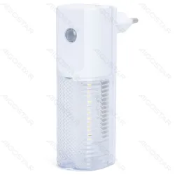 Lampka nocna LED 0,6W 230V 6500K z czujnikiem zmierzchu do biura