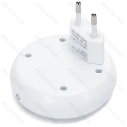 Lampka wtykana LED 0,6W 3000K z czujnikiem nocy Aigostar do przytulnego oświetlenia