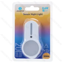 Lampka nocna LED 0,6W 3000K z czujnikiem zmierzchu do przytulnego oświetlenia