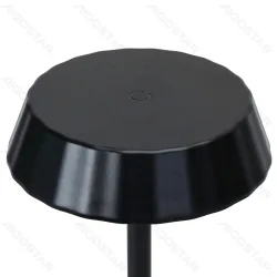 Lampa stołowa LED 2,4W czarna dotykowa ładowana USB praktyczne oświetlenie ambientowe