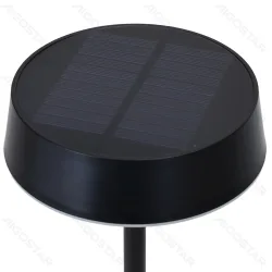 Lampa stołowa LED solarna i USB 2,4W IP44 czarna Aigostar do przytulnego klimatu