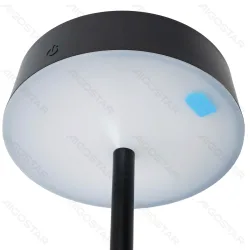 Lampa stołowa LED solarna i USB 2,4W IP44 czarna Aigostar do przytulnego klimatu