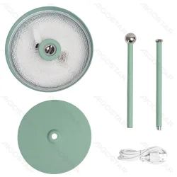 Lampka biurkowa LED 5W metalowa niebieska 3 barwy światła 3600mAh IP44 praktyczna i trwała