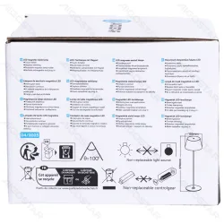 Lampka biurkowa LED 5W metalowa niebieska 3 barwy światła 3600mAh IP44 praktyczna i trwała