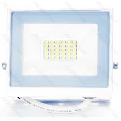 Halogen LED 20W 230V 1800lm slim IP65 zimny 6500K do biura energoszczędny