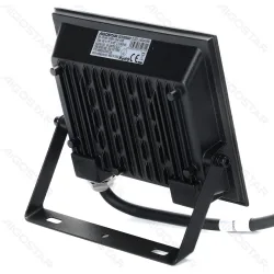 Naświetlacz LED 30W 6500K czarny szklany klosz P07 Aigostar