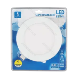 Panel podtynkowy LED 9W E6 520lm zimny do biura energooszczędny