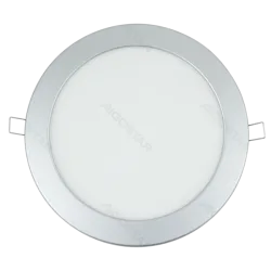 Panel LED podtynkowy E6 20W 1370lm ciepły srebrny do przytulnego wnętrza