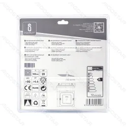 Panel LED Downlight kwadratowy 12W 3000K 770lm podtynkowy do salonu