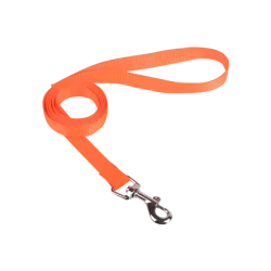 Nylonowa smycz Nobleza 120 cm w kolorach RED, BLACK, BLUE i ORANGE dla wygody i trwałości