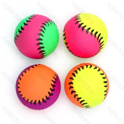 Fluorescencyjna piłka baseballowa z gumowej pianki zapewniająca bezpieczną zabawę