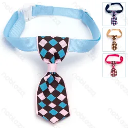 Krawat Nobleza model 273229666 w kształcie rombu dla eleganckiego stylu