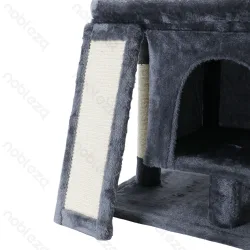 Drapak dla kota 58x56x54 cm z przytulnym domkiem i wygodną platformą leżanką