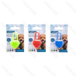 Zawieszka LED Nobleza 273228033 do obroży w kształcie kłódki dla bezpieczeństwa psa
