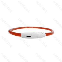Świecąca obroża LED Nobleza 3 tryby ściemniania z PVC dla bezpieczeństwa psa