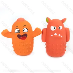 Lateksowa zabawka Diabełek dla psa z dźwiękiem 11x6x12 cm dla aktywnej zabawy