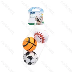 Gumowa piłka sportowa 6,3 cm dla psa do rzucania i żucia, trwała zabawka