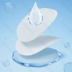 Chusteczki Pure Water 120 sztuk do usuwania plam z łez dla delikatnej pielęgnacji