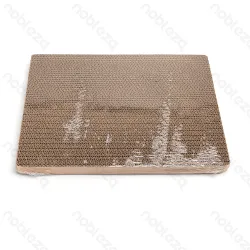 Tekturowy drapak dla kota 41x29x2,8 cm z kocimiętką dla zabawy i relaksu