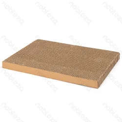 Tekturowy drapak dla kota 41x29x2,8 cm z kocimiętką dla zabawy i relaksu