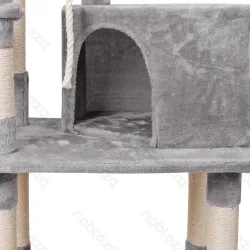 Wielofunkcyjny drapak dla kota 89x45x148 cm z hamakiem i altanką dla wygody i zabawy