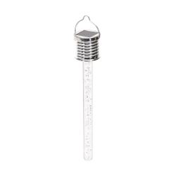 Ambientowa lampa ogrodowa solarna LED ze stali nierdzewnej z bańkami