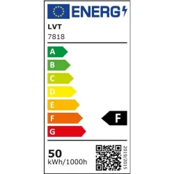 Naświetlacz LED SMD Tiga 50W 4500K Czarny.