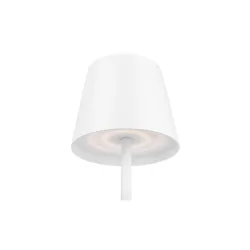 Lampa stołowa LED Solio 4000K akumulator biała.