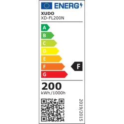 Naświetlacz LED SMD Mola 200W 4500K Czarny