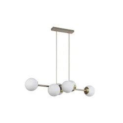 Oprawa wisząca E27 Bali-12 90cm x6 beż+złoty