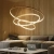 Żyrandol LED Coma 20/40/60cm 77W złoty — zdjęcie 5