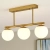 Żyrandol LED E27 Bali-12 47cm x3 złoty — zdjęcie 3