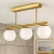 Żyrandol LED E27 Bali-12 47cm x3 złoty — zdjęcie 5