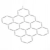 Lampa LED Hexagon 11L 460W 419x301cm zestaw 6500K Vipelectro — zdjęcie 2