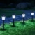Lampy solarne do trawnika plastikowe 6500K 6 szt. kolorowe opakowanie — zdjęcie 6