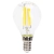 Żarówka LED filament G45 E14 4W 6500K zimna biała transparentna 1 szt — zdjęcie 2